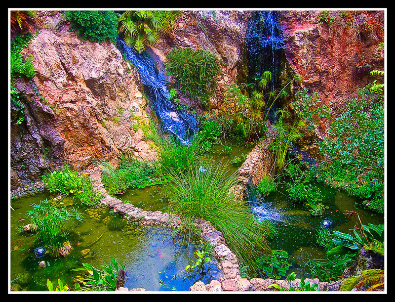 Waterfall in Garden