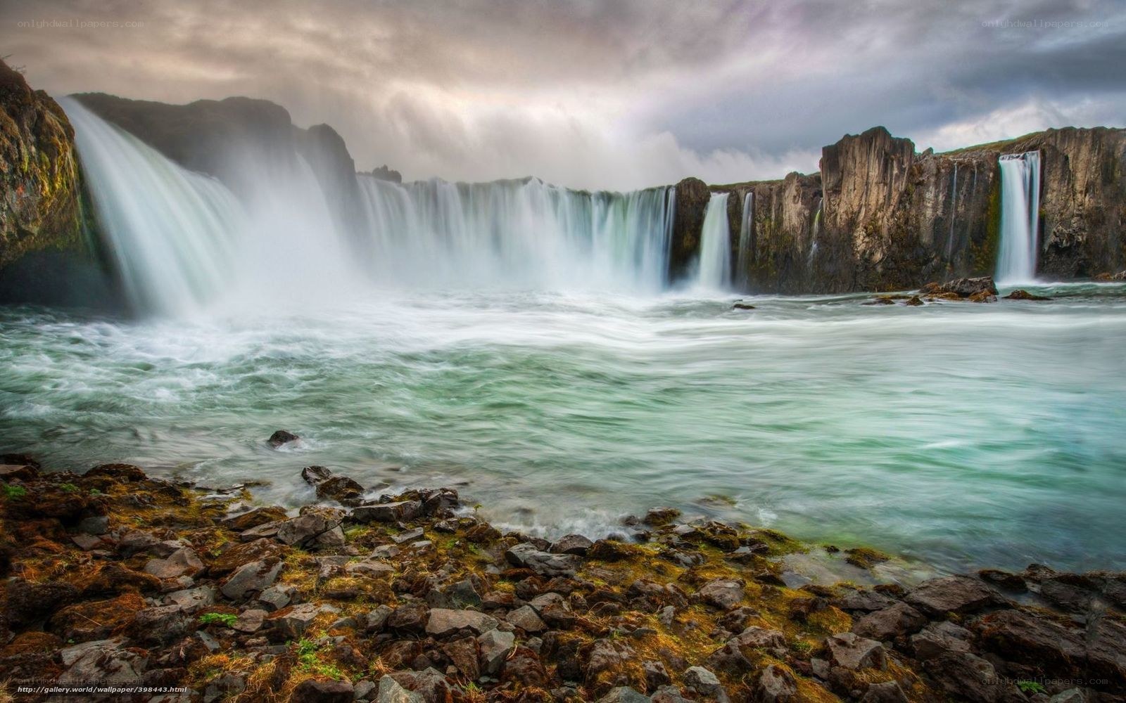 Waterfall in Iceland