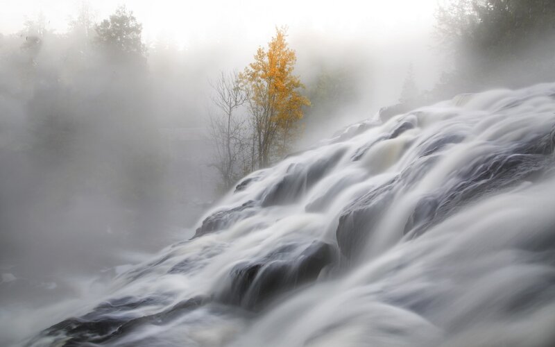 Waterfall in Mist