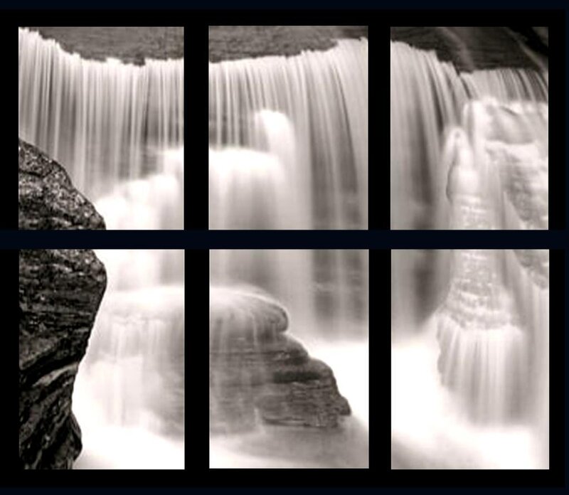 Waterfall in Monochrome