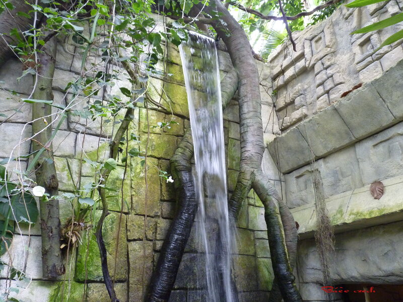 Waterfall in Stone Wall