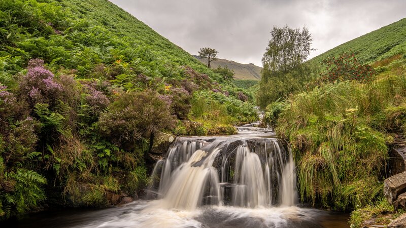 Waterfall in Valley