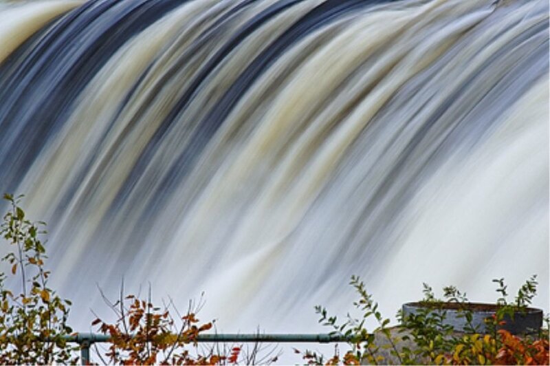Waterfall motion blur