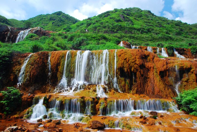 Waterfall on Orange Rock