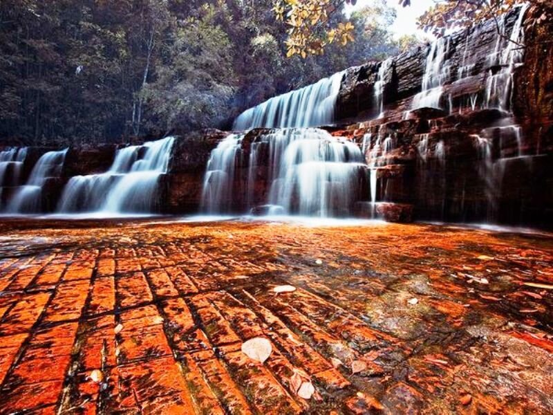 Waterfall on Red Rock