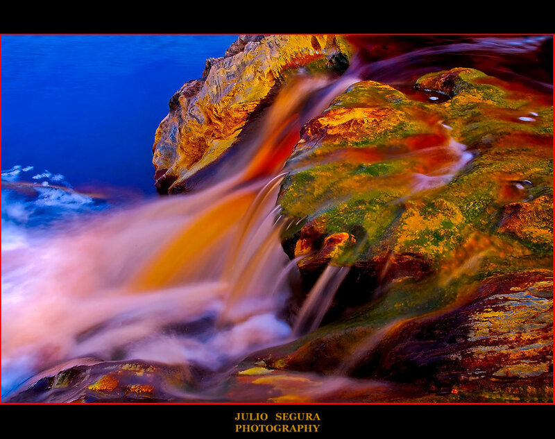 Waterfall on Rocks
