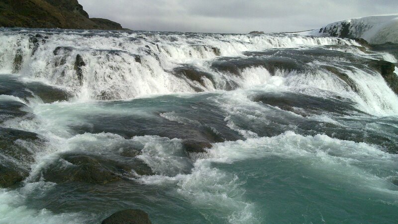 Waterfall on Rocky River — White