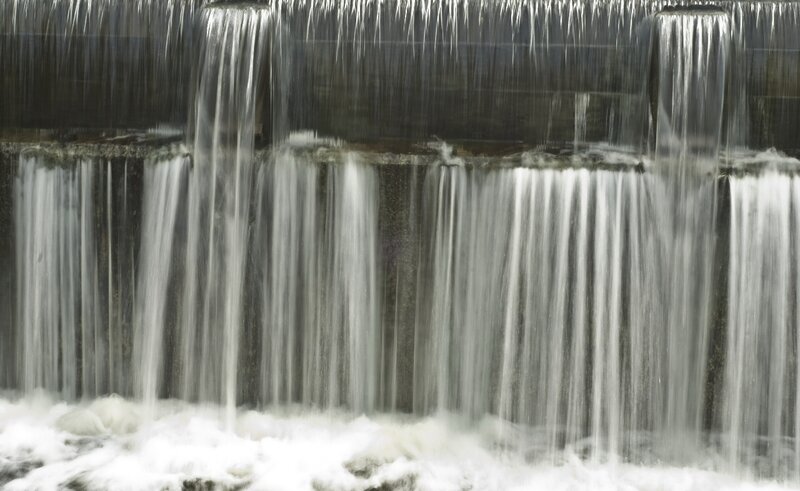 Waterfall over Concrete