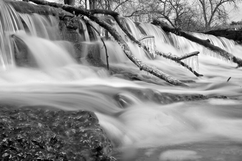 Waterfall with Ice