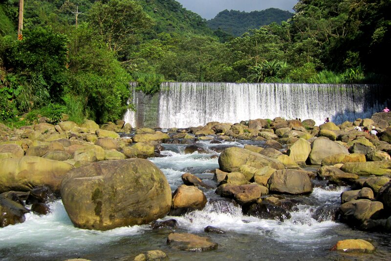 Waterfall with Rocks