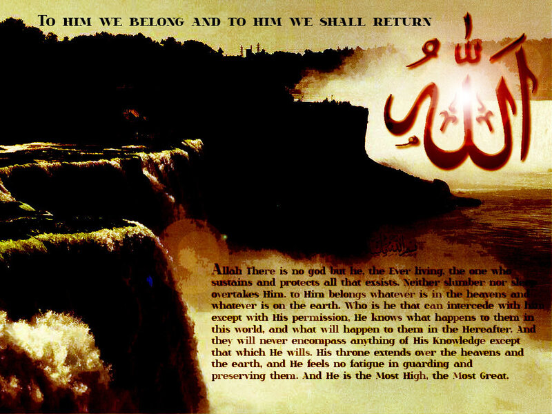 Waterfall with Text