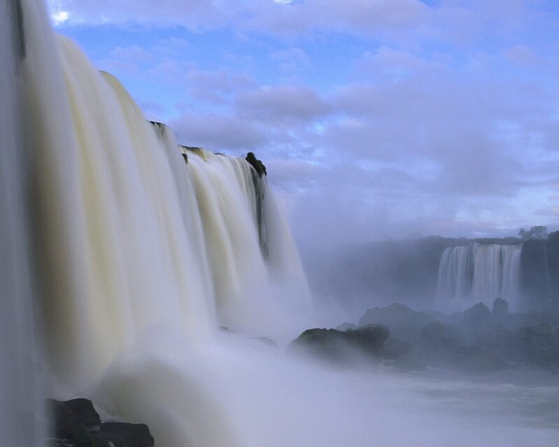 Waterfalls at Iguazu Falls