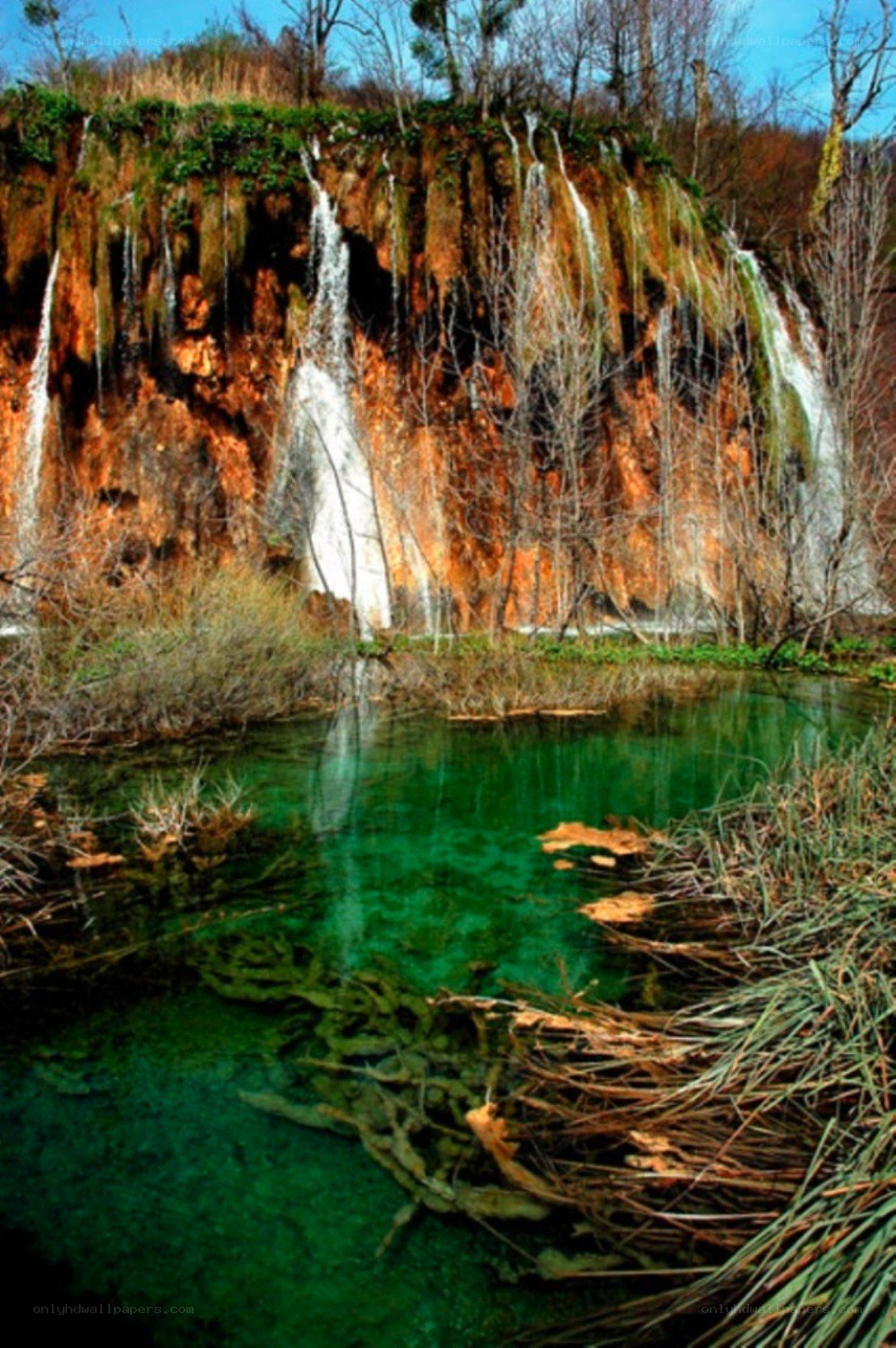 Waterfalls at Plitvice Lakes