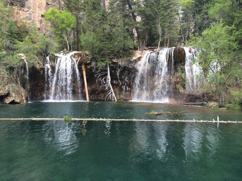 Waterfalls in Forest — Green, Serene, Spring, Photograph, Trees, Pool