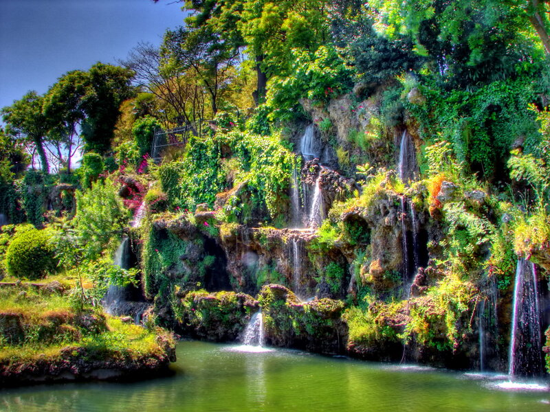 Waterfalls in Garden