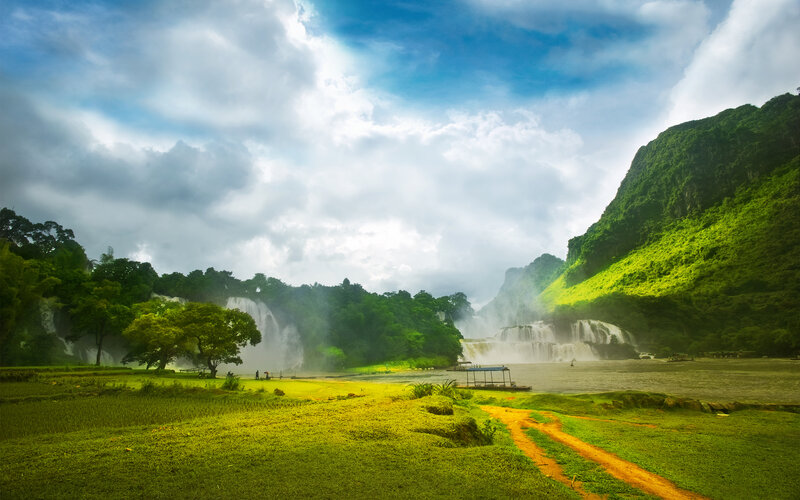 Waterfalls in Green Valley