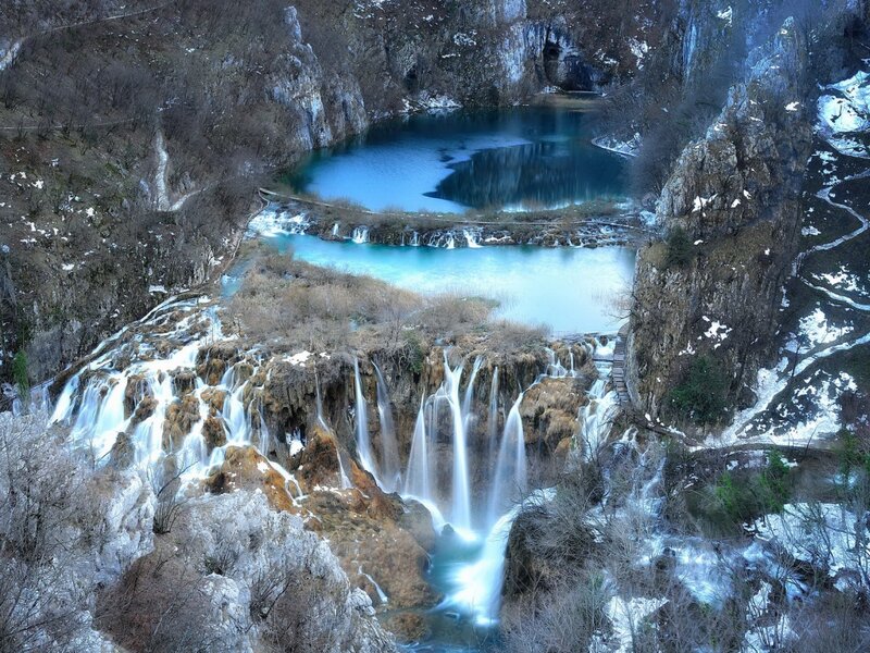 Waterfalls in Winter