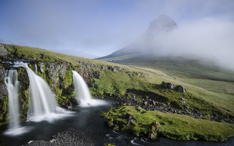 Waterfalls on Green Hill
