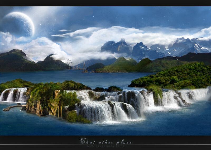 Waterfalls on Islands