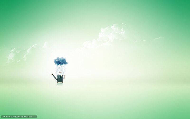 Watering can cloud