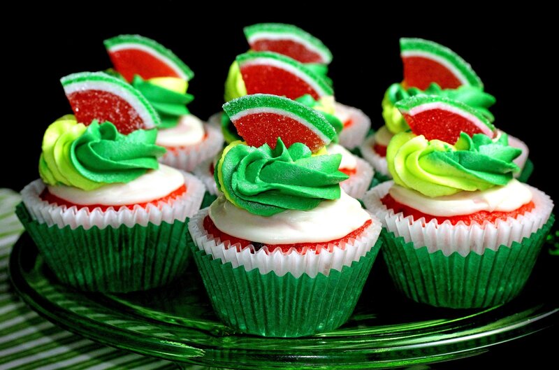 Watermelon Cupcakes