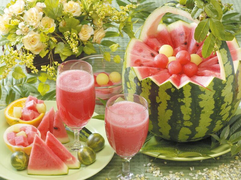 Watermelon Fruit Arrangement