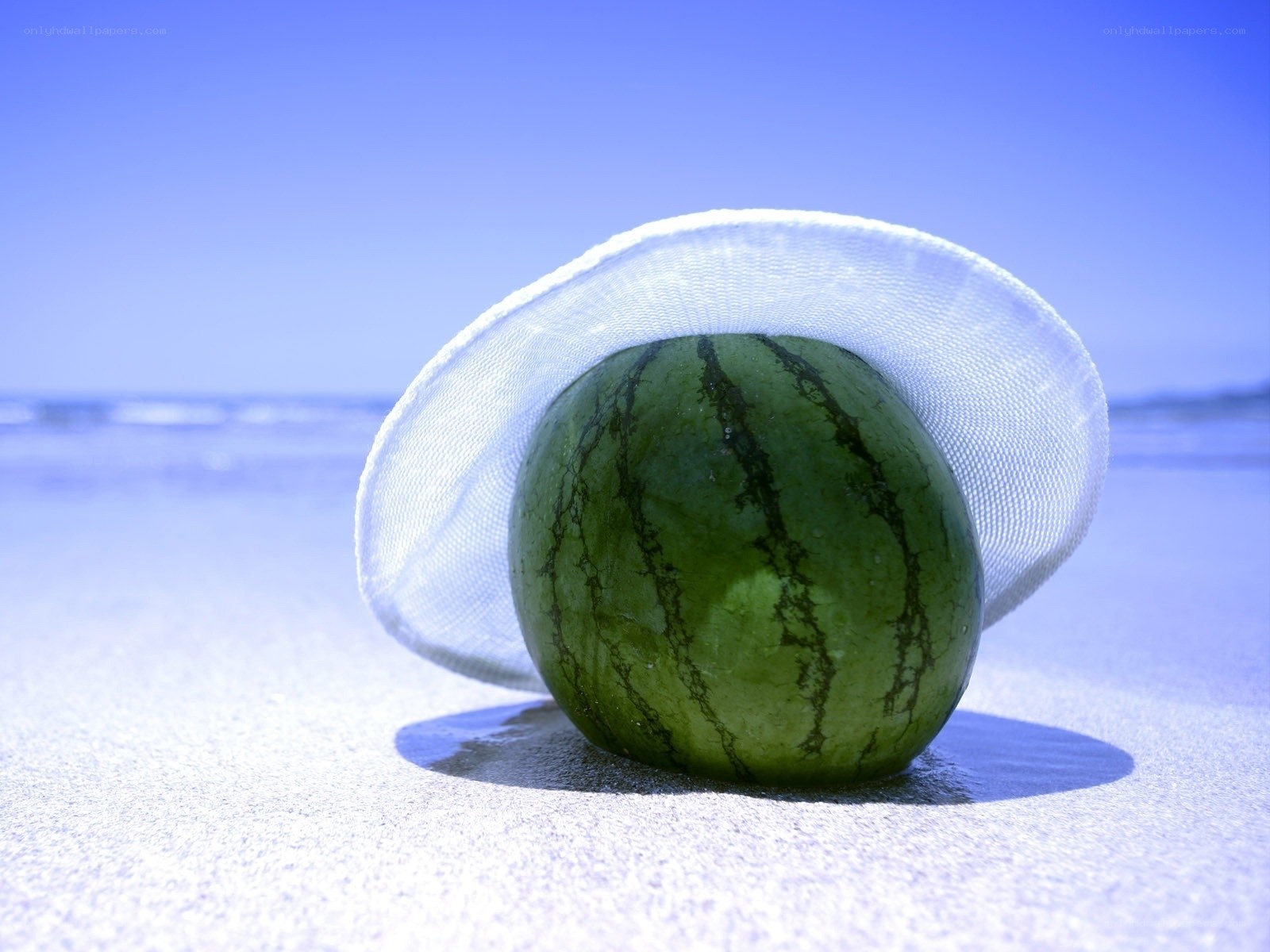 Watermelon on the beach