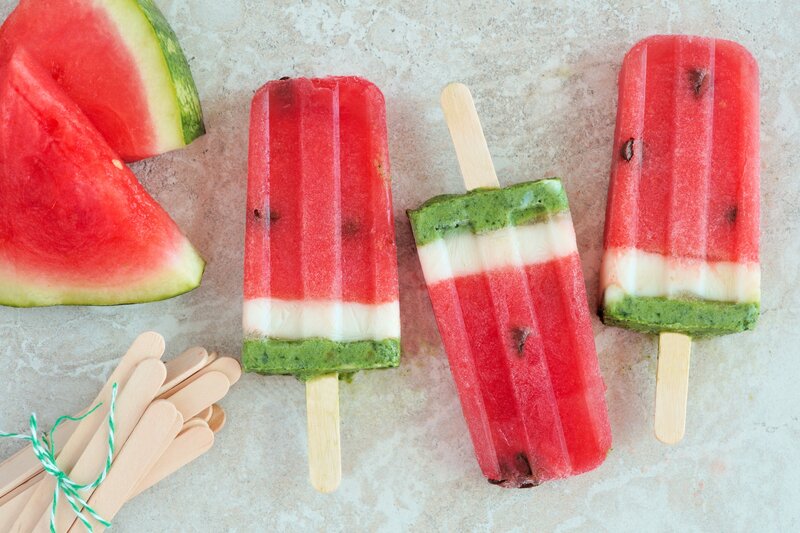 Watermelon Popsicles