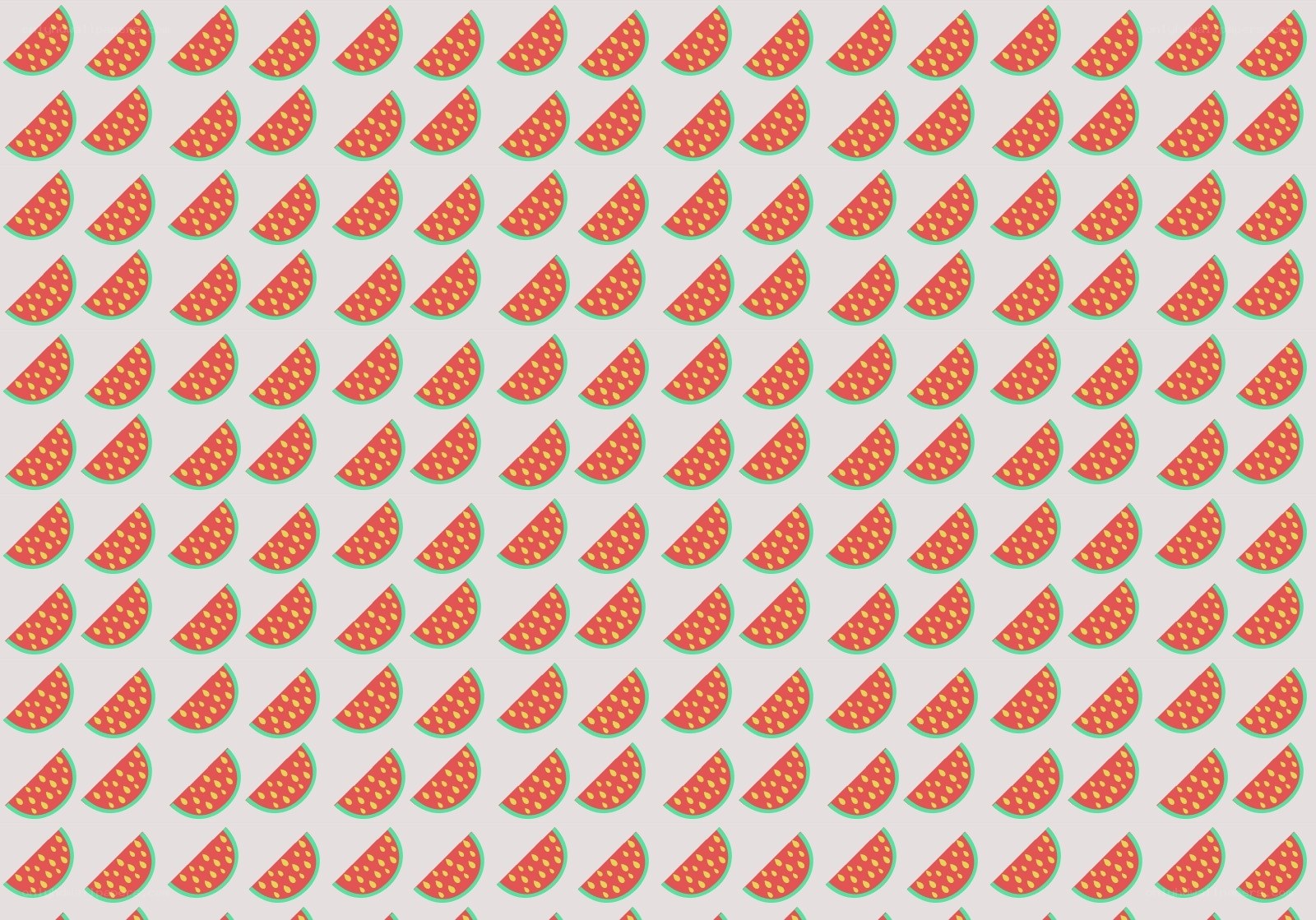 watermelon slice pattern