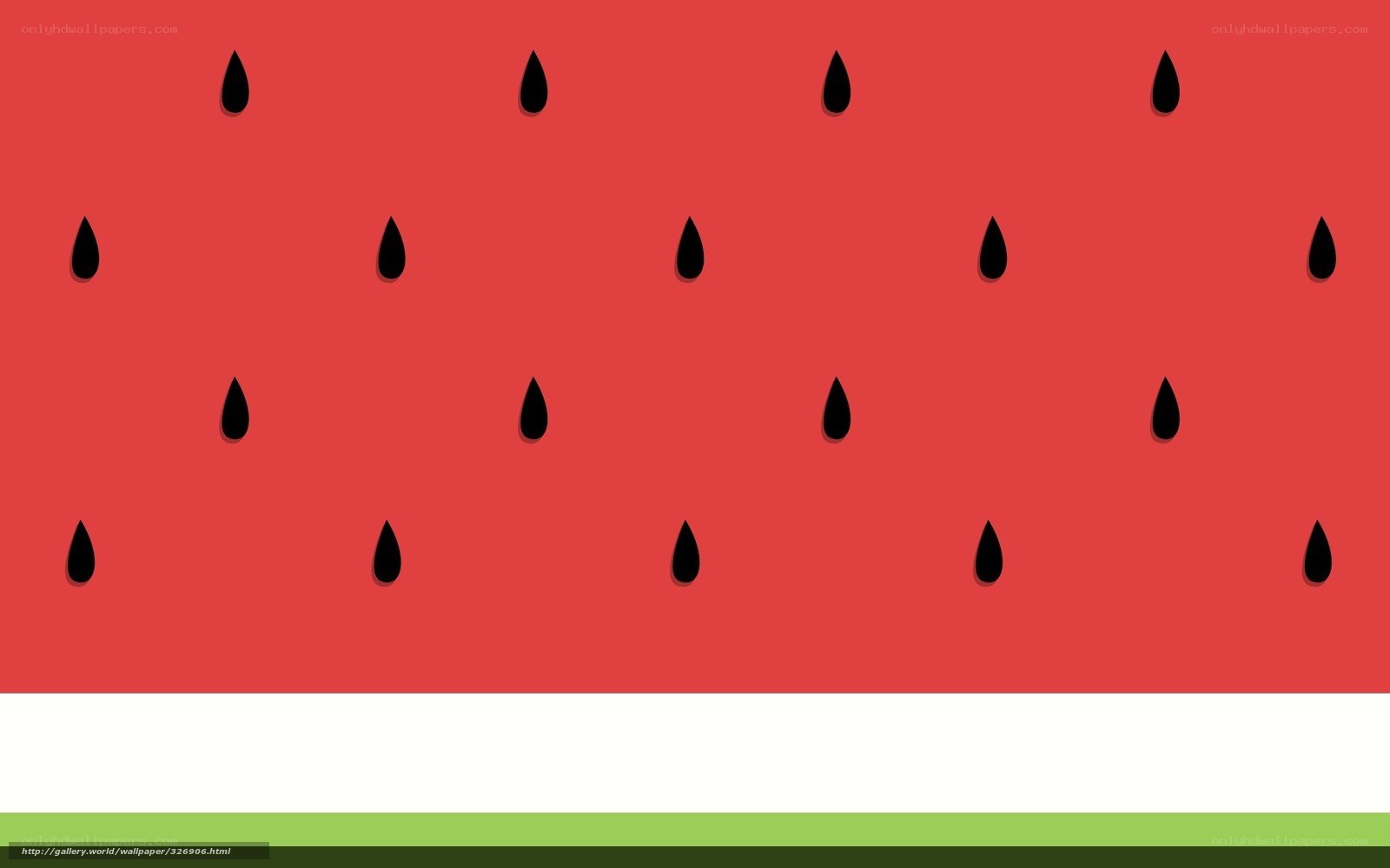 watermelon slice pattern