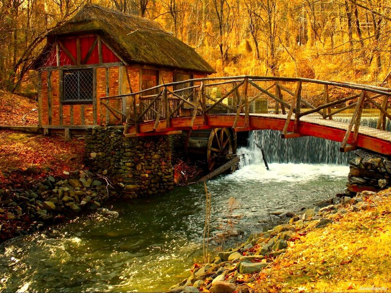 Watermill in Autumn