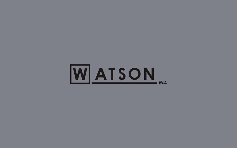 Watson M.D. Logo — Gray