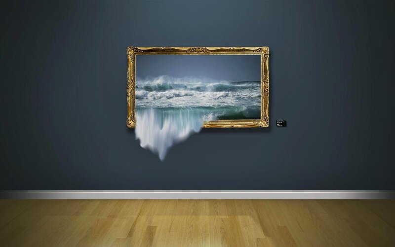 Wave Breaking from Painting