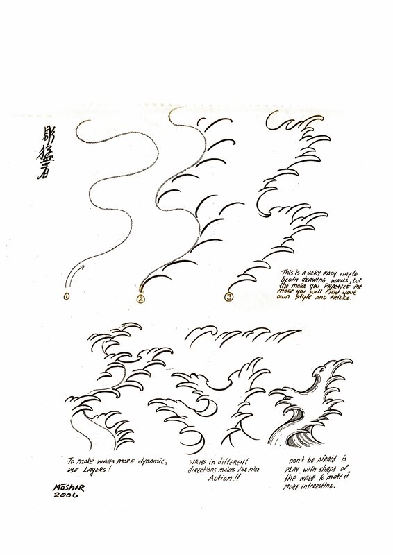 wave drawing tutorial