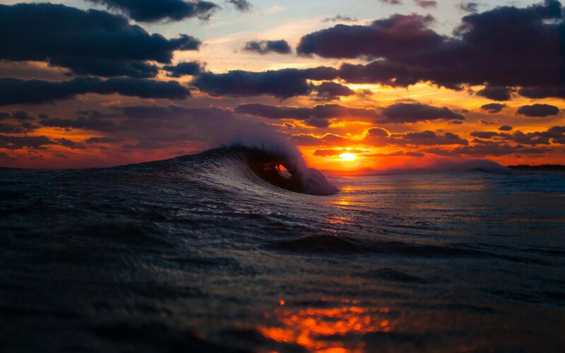Wave Forming Barrel — Orange