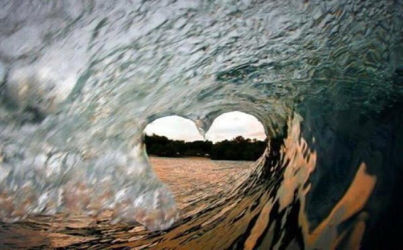 Wave Forming Heart Shape