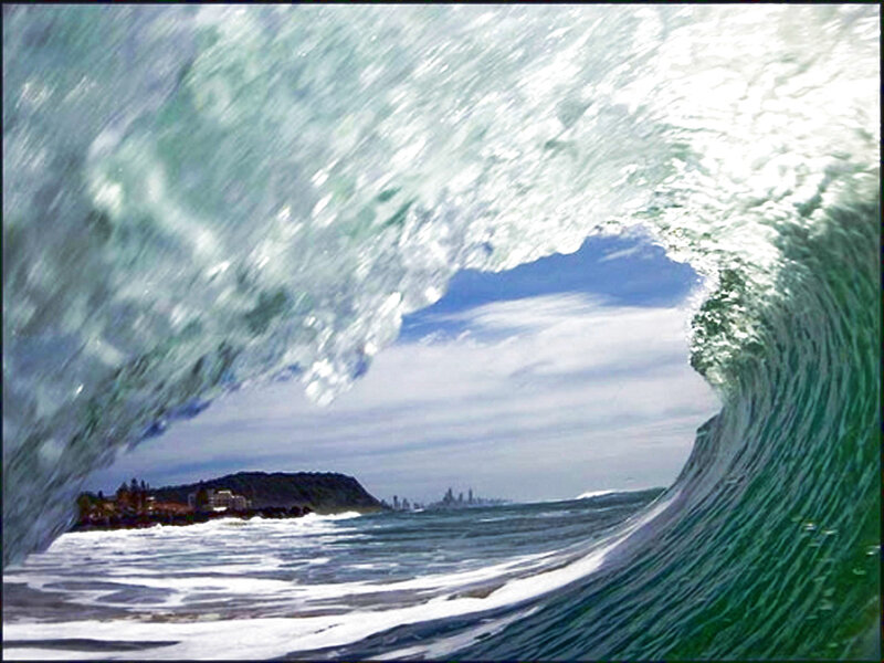 Wave Forming Tunnel — Blue