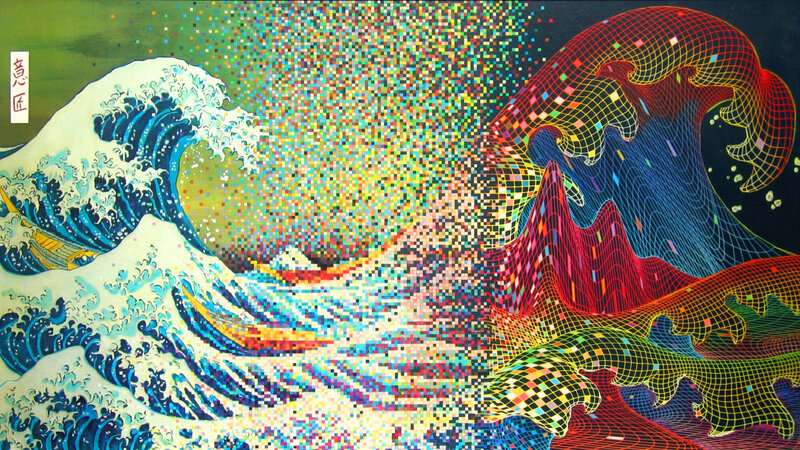 Wave in Digital Art