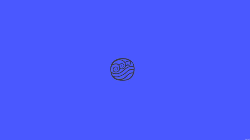 Wave Symbol in Circle