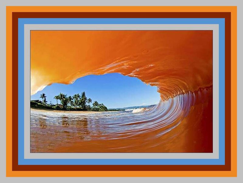 Wave Tunnel View — Orange
