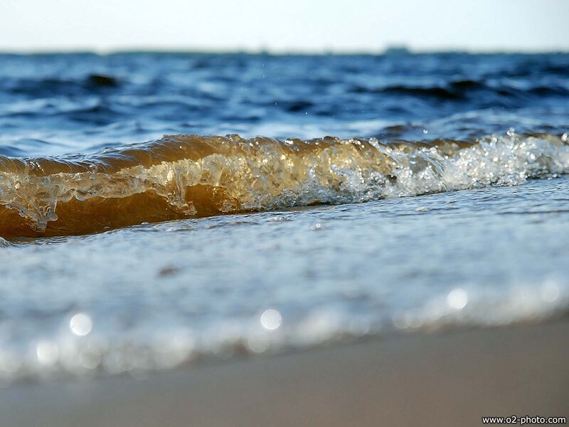 Wave Washing Ashore
