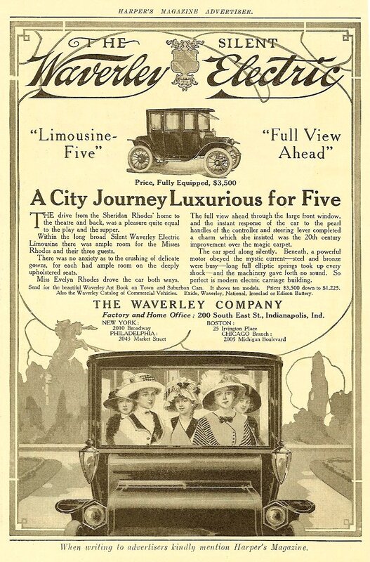 Waverley Electric Car Ad
