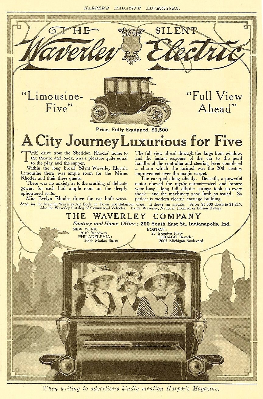 Waverley Electric Car Ad