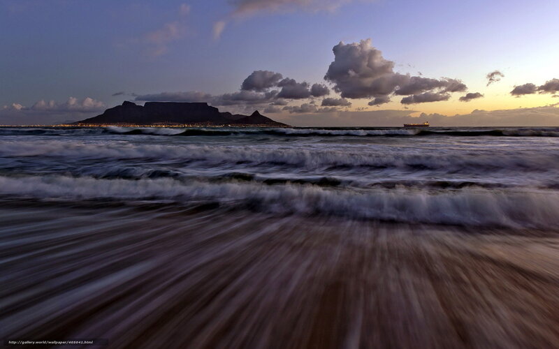 Waves at Cape Town