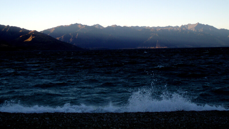 Waves Crashing on Pebble Beach