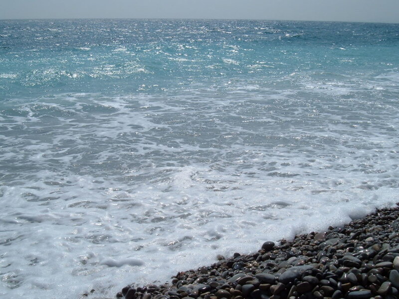 Waves on Pebble Beach