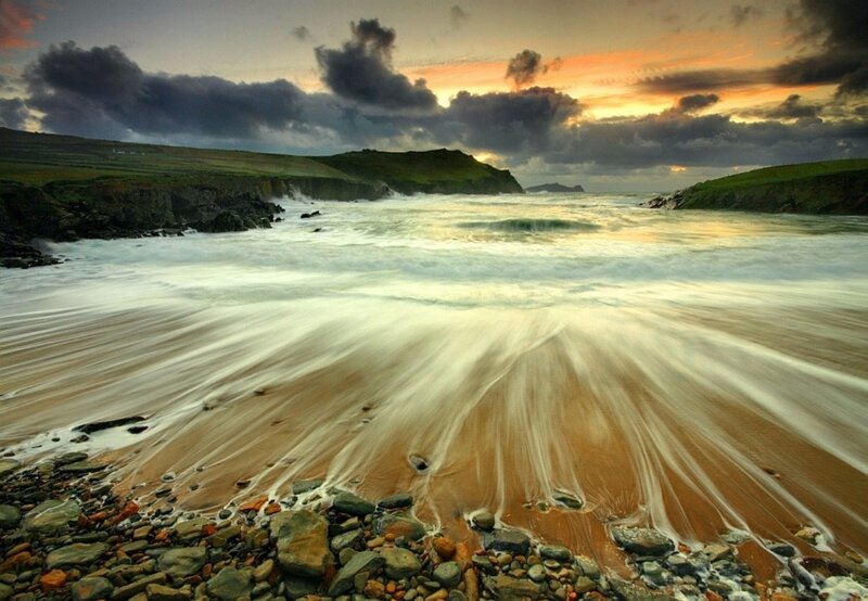 Waves on Rocky Beach