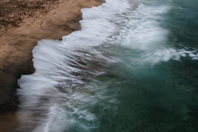 Waves on Sandy Beach — Brown, Calm