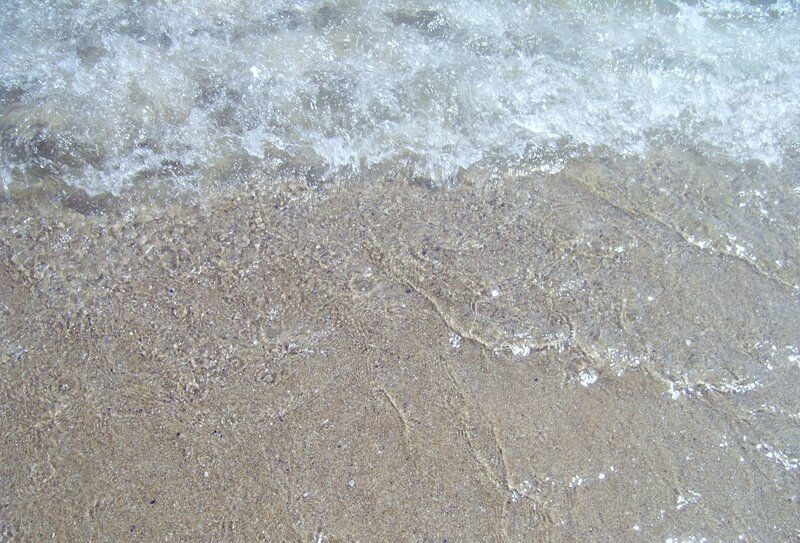 Waves on Sandy Shore