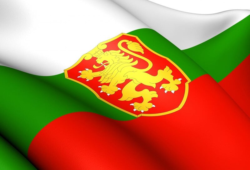 Waving Bulgarian Flag